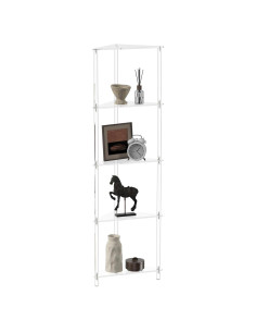 Estante de Esquina Acrílico Eglaf 5 Niveles 29.7x135.6 cm