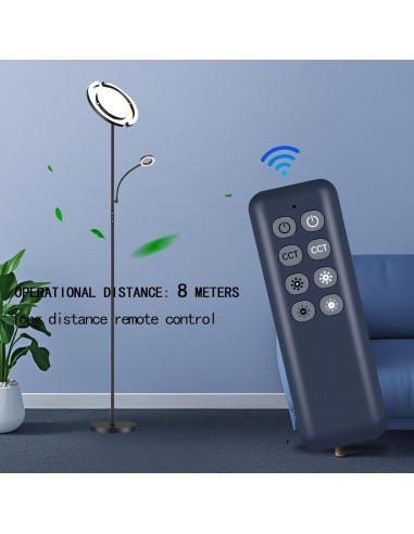 Control Remoto de Lámpara de Pie WDZP Reemplazo Compatible