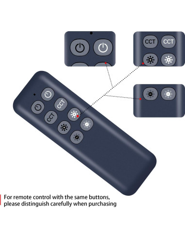 Control Remoto de Lámpara de Pie WDZP Reemplazo Compatible