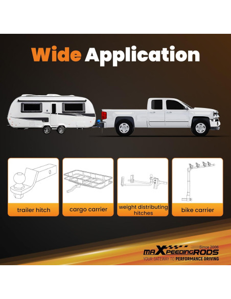 Receptor de Enganche de Remolque maXpeedingrods 2" para Buick Enclave y Chevrolet Traverse Receptor de Enganche de Remolque maXpeedingrods 2" para Buick Enclave y Chevrolet Traverse