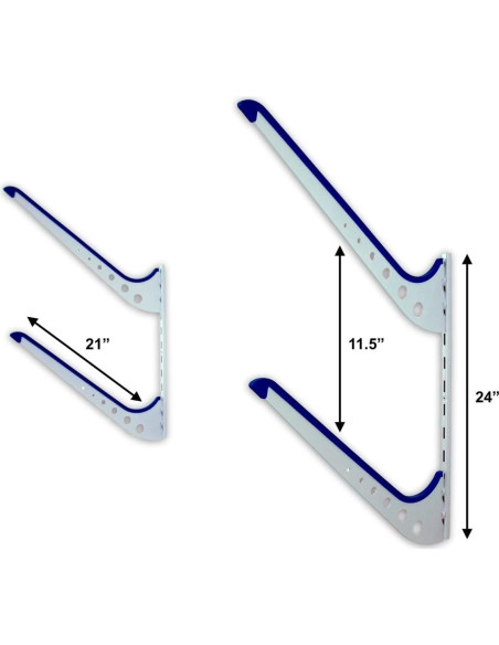 Soporte de Pared Ajustable para 2 Paddleboards StoreYourBoard Soporte de Pared Ajustable para 2 Paddleboards StoreYourBoard