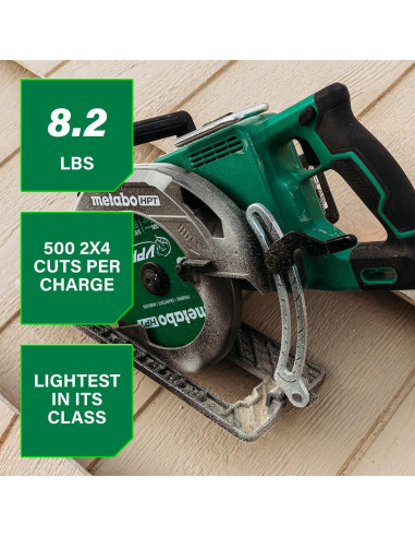 Sierra Circular Metabo HPT 36V Mango Trasero 5.57 kg