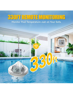 Termómetro Digital Flotante BaldrTherm para Piscina IPX7 2