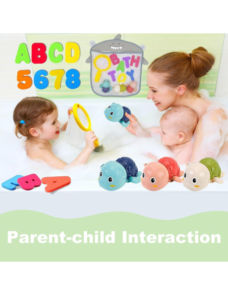 Juguetes de baño educativos YYMHMF - Conjunto ABC para 1-3 años Juguetes de baño educativos YYMHMF - Conjunto ABC para 1-3 años