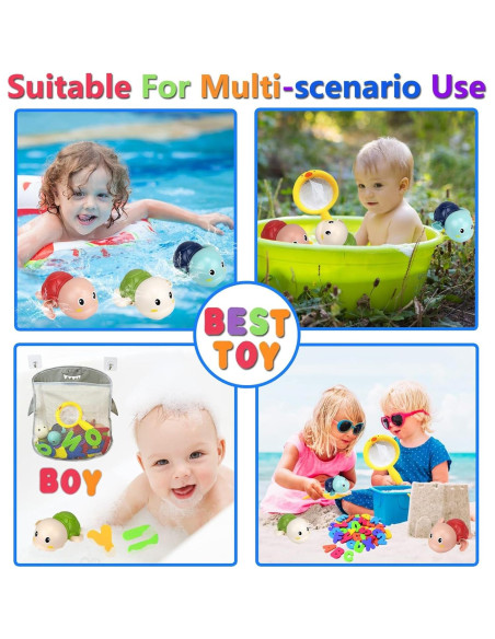Juguetes de baño educativos YYMHMF - Conjunto ABC para 1-3 años Juguetes de baño educativos YYMHMF - Conjunto ABC para 1-3 años