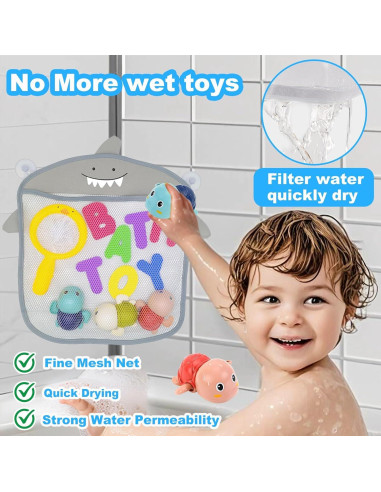 Juguetes de baño educativos YYMHMF - Conjunto ABC para 1-3 años