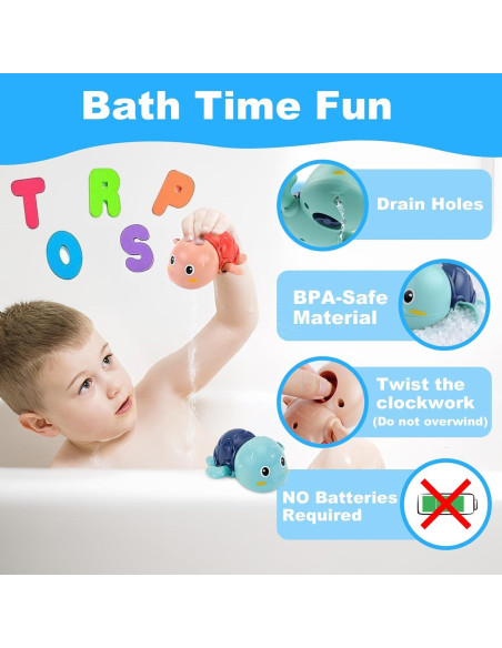 Juguetes de baño educativos YYMHMF - Conjunto ABC para 1-3 años Juguetes de baño educativos YYMHMF - Conjunto ABC para 1-3 años