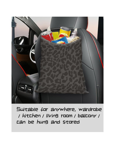 Bolsa de Basura para Auto APVDSH Estampado Leopardo 5L