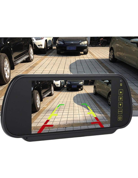 Monitor de Espejo Retrovisor 7" Mxzzand con Dimming Automático Monitor de Espejo Retrovisor 7" Mxzzand con Dimming Automático