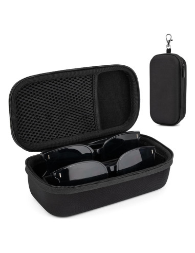 Estuche Doble para Gafas Ray-Ban Meta Negro 18.5x10.7cm