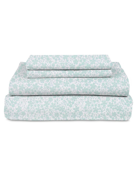 Sábanas de Cama MyPillow Individual 100% Algodón Percale 200 Hilos Sábanas de Cama MyPillow Individual 100% Algodón Percale 200 Hilos