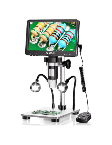 Microscopio Digital Elikliv EDM9 1080P 12MP Pantalla 7"
