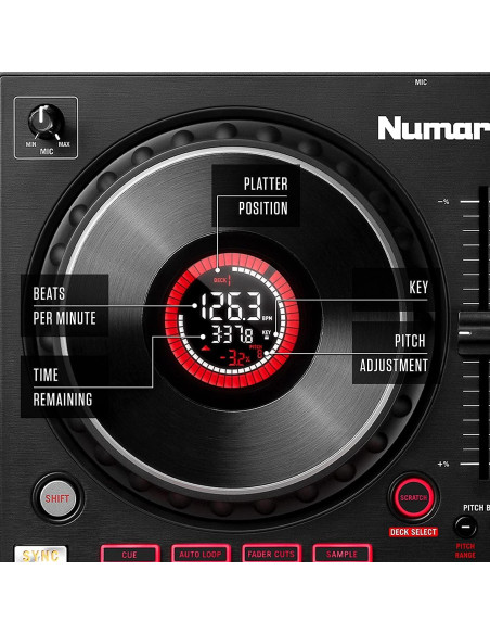 Controlador DJ Numark Mixtrack Platinum FX con Auriculares HF175 Controlador DJ Numark Mixtrack Platinum FX con Auriculares HF175
