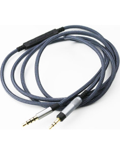 Cable de audio con micrófono y control de volumen KetDirect 1.2m 2