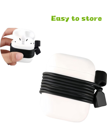 Paquete de 2 correas magnéticas para AirPods - Silicona colorida Paquete de 2 correas magnéticas para AirPods - Silicona colorida