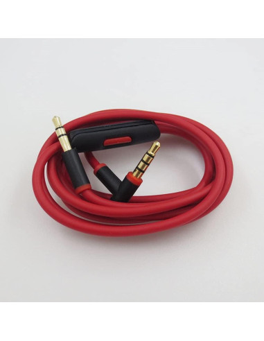 Cable de Audio 3.5mm con Micrófono Xivip 1.4m Rojo