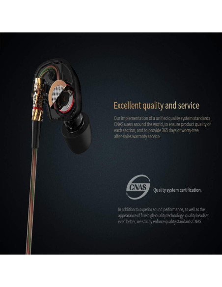 Auriculares KZ ATE In Ear HIFI 9mm con Micrófono y Cancelación de Ruido Auriculares KZ ATE In Ear HIFI 9mm con Micrófono y Cancelación de Ruido