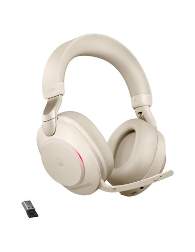 Auriculares Inalámbricos Jabra Evolve2 85 MS Bluetooth Beige