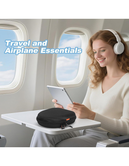Funda Dura para Auriculares GLCON Negra Universal 22x21cm Funda Dura para Auriculares GLCON Negra Universal 22x21cm