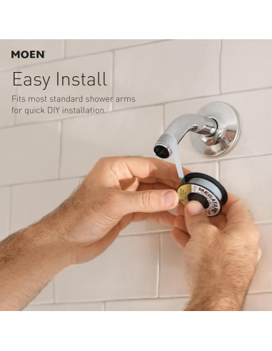 Cabezal de Ducha de Mano Moen Engage Cromo 6 Funciones 152.4 cm