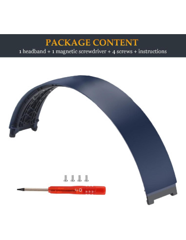 Cabezal de Reemplazo Fadmew para Auriculares Beats Studio 3 Azul