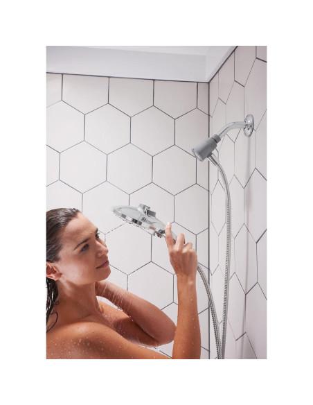 Cabezal de Ducha de Mano Moen Engage Cromo 6 Funciones 152.4 cm Cabezal de Ducha de Mano Moen Engage Cromo 6 Funciones 152.4 cm