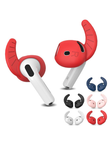 5 Pares de Ganchos de Oreja Silicona para AirPods 4 - 5 Colores 5 Pares de Ganchos de Oreja Silicona para AirPods 4 - 5 Colores