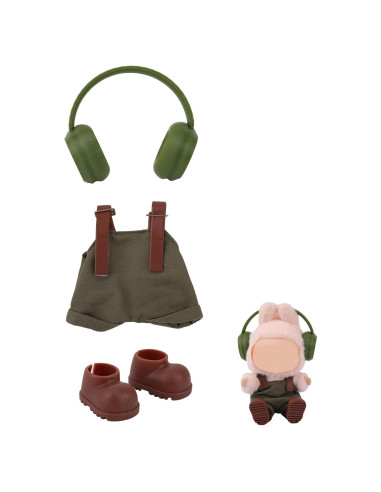 Conjunto de Ropa para Muñecas Tinoaly 15-17cm Verde