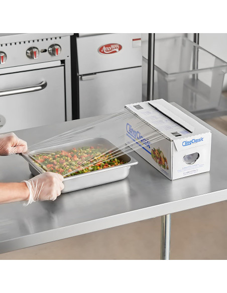 Film Plástico para Alimentos Pokanic 30 cm x 610 m Cortador ZipSafe Film Plástico para Alimentos Pokanic 30 cm x 610 m Cortador ZipSafe