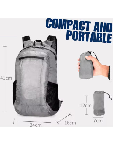 Mochila de Senderismo 20L Authentic Joy Resistente al Agua
