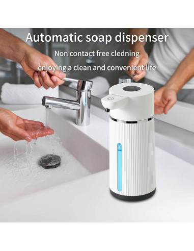 Dispensador de Jabón Automático XIANGPAO Negro Recargable 371g