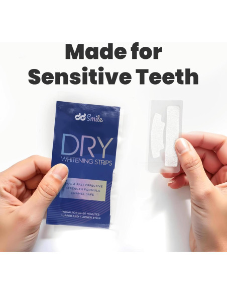 Tiras Blanqueadoras Dientes Sensibles DwellDecor - 42 Tiras Tiras Blanqueadoras Dientes Sensibles DwellDecor - 42 Tiras