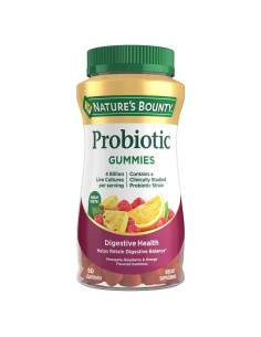 Gomitas Probióticas Nature's Bounty 60 Ct Sabor Piña Frambuesa Naranja