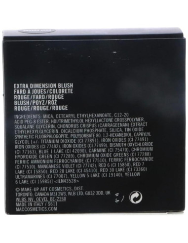 Rubor MAC Extra Dimension Blush 15cm - 3.97g