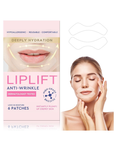Parches Antienvejecimiento para Labios HOOJLX - 6 Unidades Parches Antienvejecimiento para Labios HOOJLX - 6 Unidades
