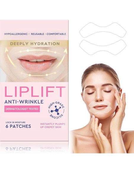 Parches Antienvejecimiento para Labios HOOJLX - 6 Unidades Parches Antienvejecimiento para Labios HOOJLX - 6 Unidades