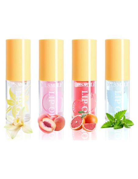 Aceite Hidratante para Labios MLSMILE - Set 4 Sabores Aceite Hidratante para Labios MLSMILE - Set 4 Sabores