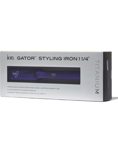 Plancha Digital Plana Ion Titanio Gator 2.85cm 450F (232C)