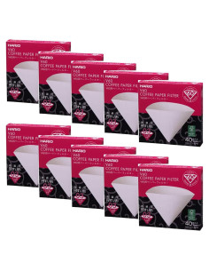 Filtros de Papel para Café Hario V60 Tamaño 03 - 400 Hojas