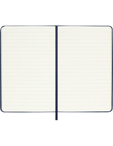 Cuaderno Moleskine Tapa Dura Pocket Rayado Azul Zafiro 192 Páginas