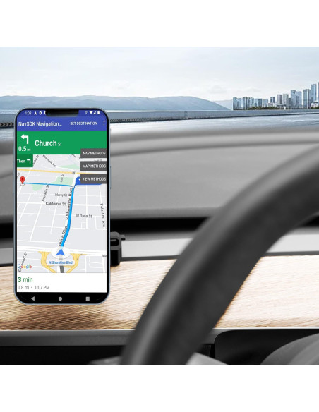 Soporte de teléfono inalámbrico 15W ANKEWAY para Tesla Model 3/Y Soporte de teléfono inalámbrico 15W ANKEWAY para Tesla Model 3/Y