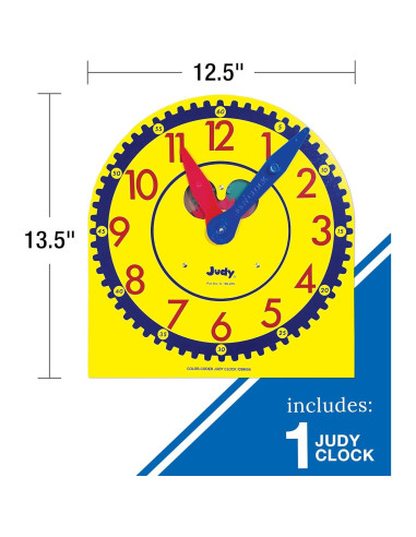 Reloj de Enseñanza Judy Carson Dellosa 34 cm para Niños