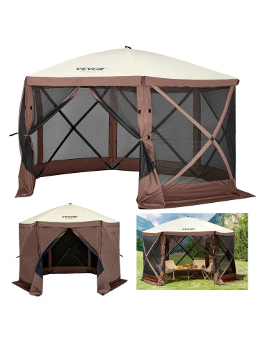 Carpa de Camping VEVOR 3.66x3.66m Resistente al Agua