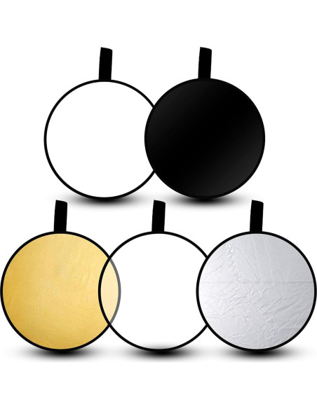 Kit de Estudio Fotográfico Emart con Soporte 260cm y Reflectores 5 en 1 Kit de Estudio Fotográfico Emart con Soporte 260cm y Reflectores 5 en 1