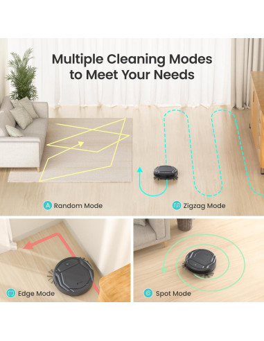 Aspiradora Robot Lefant M210P con 4 Filtros Extra