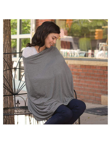 Bufanda de Lactancia 4-en-1 GO by Goldbug - Gris