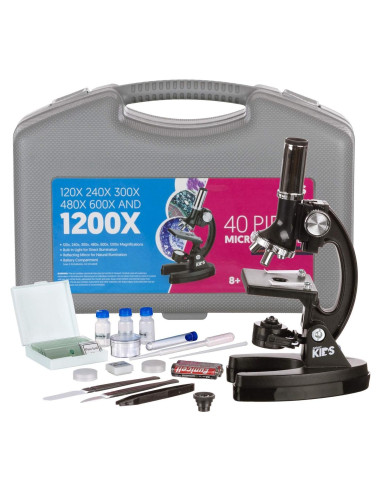 Microscopio AmScope M30-ABS-KT1 para Principiantes 1200x
