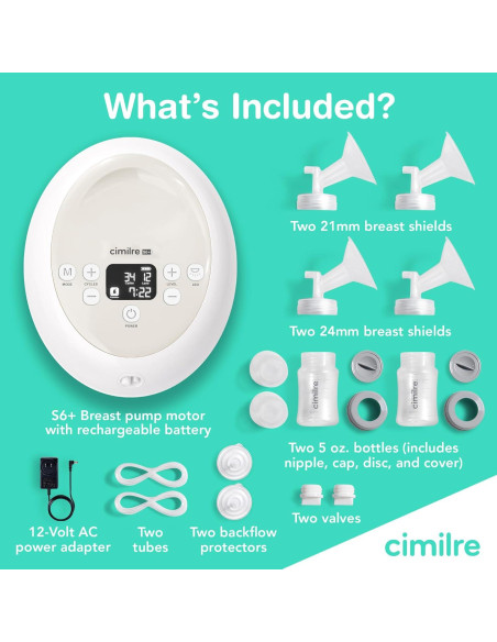 Extractor de Leche Eléctrico Doble Cimilre S6+ Ajustable Extractor de Leche Eléctrico Doble Cimilre S6+ Ajustable