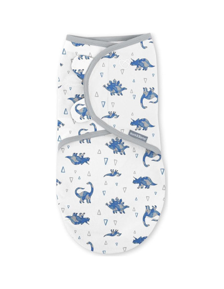 SwaddleMe Swaddle Original 100% Algodón Paquete de 3 Dino Azul 0-3 Meses SwaddleMe Swaddle Original 100% Algodón Paquete de 3 Dino Azul 0-3 Meses
