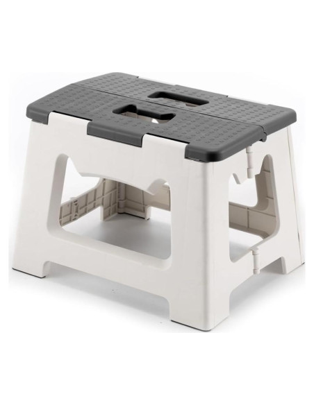 Escalón Plegable ZLMHYYM 22.9 cm Gris, Soporta 136 kg Escalón Plegable ZLMHYYM 22.9 cm Gris, Soporta 136 kg